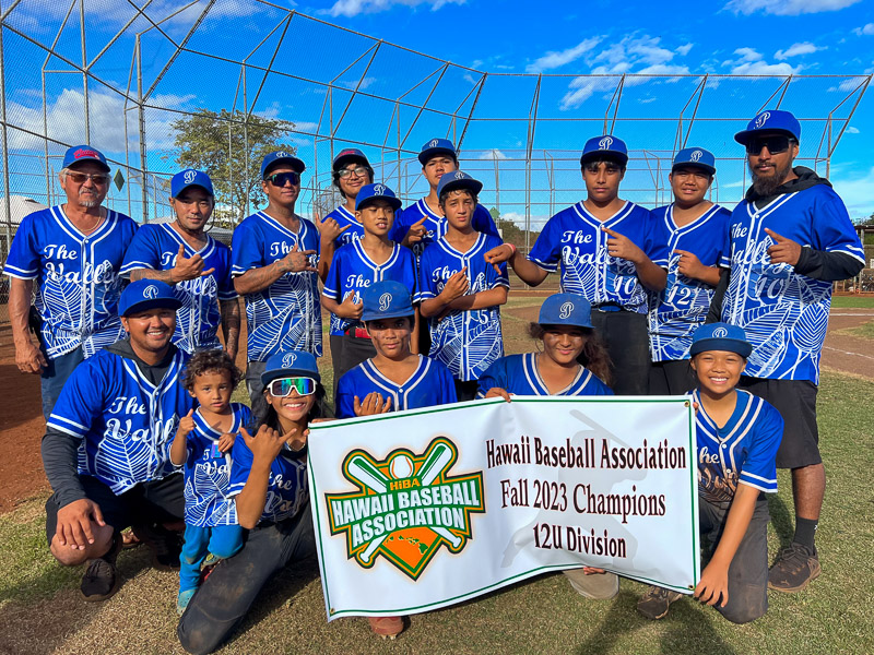Hawaii youth baseball champions
